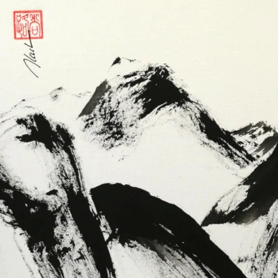 Encre Serie "Montagne" Ref:26_1NB4040